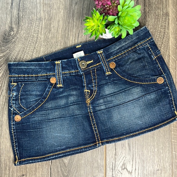 True Religion Skirts True Religion Jeans Micro Mini Denim Jean